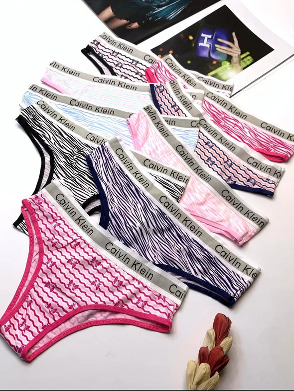 Women's Printed Cotton Underpants – 12-Pack