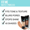 Maybelline Fit Me Foundation Matte and Poreless - 104 Soft Ivory