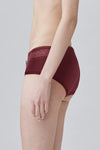 Papillon Cotton Panty - Burgundy