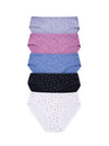 Primula Mid Rise Cotton Panty - Pack Of 5
