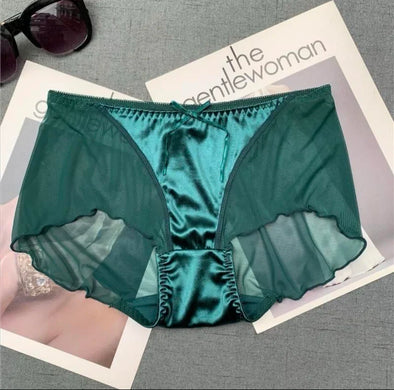 Soft Mesh Panties with Silk Patch – Pack of 6