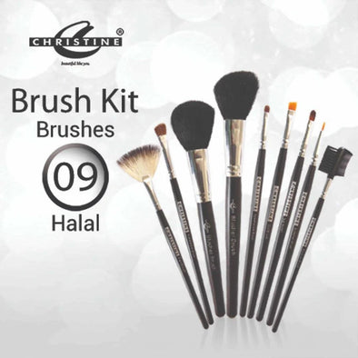 Christine Small Brush Kit Set – 9 Pieces