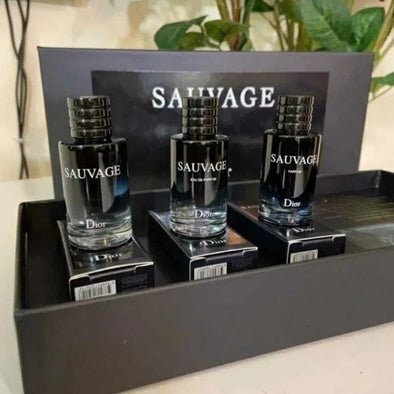 Dior Sauvage 3-in-1 Gift Set for Men – 30ml | Dubai Edition | 100% Original Testers