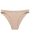 Low waist Laser Cut Panty with Side hooks -Beige